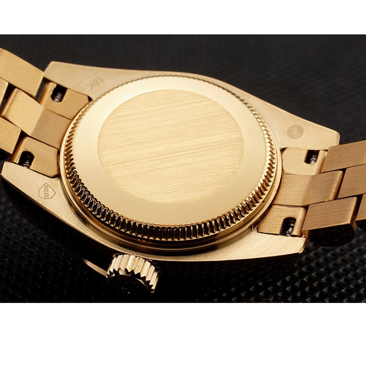 Aaa replica watch Dial Swiss Champagne Diamond 1454095 Rolex Bracelet Gold Lady-Datejust Bezel 0711